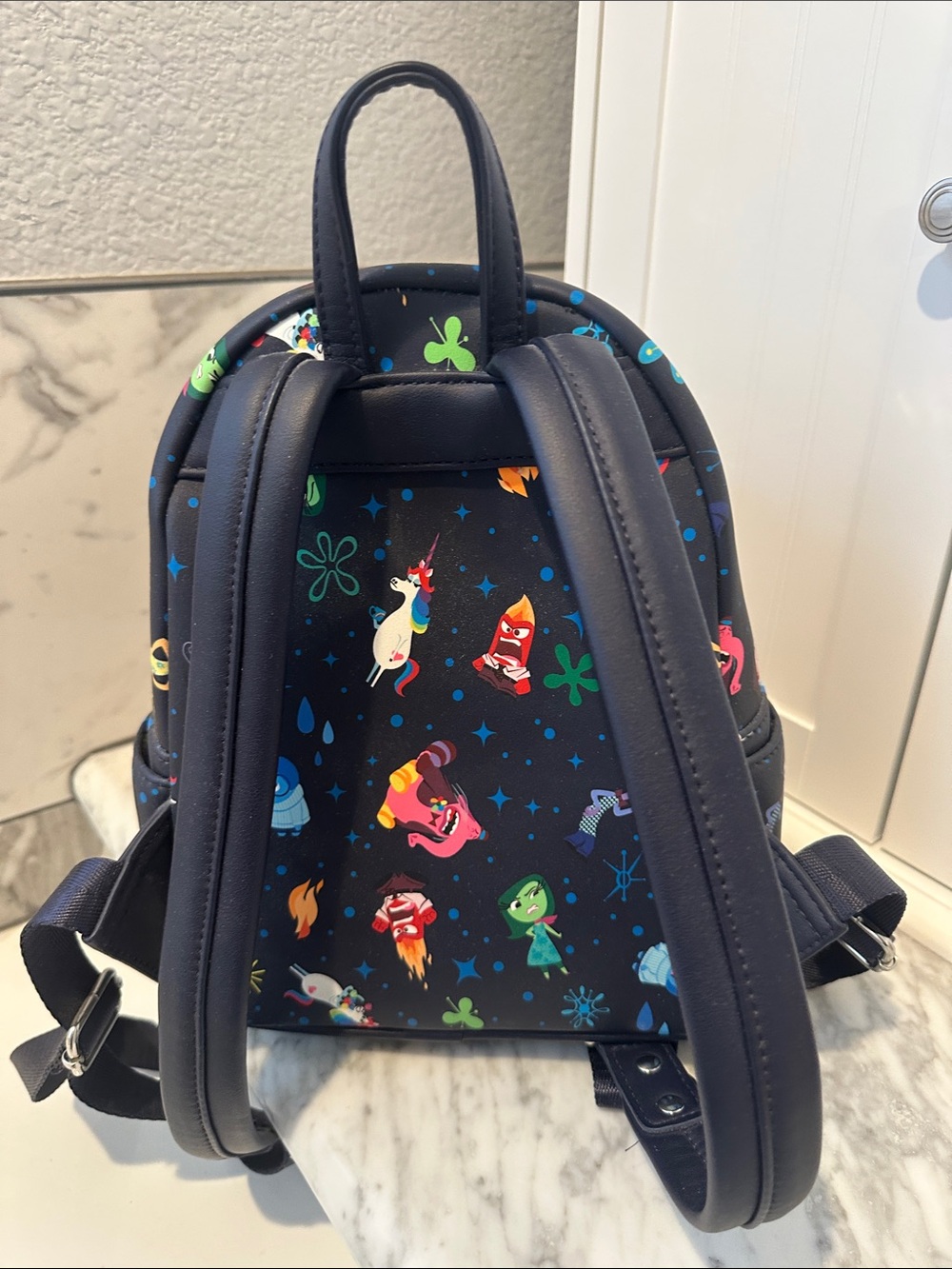 Disney Parks Pixar Loungefly Inside Out AOP Mini Backpack - Picture 3 of 8